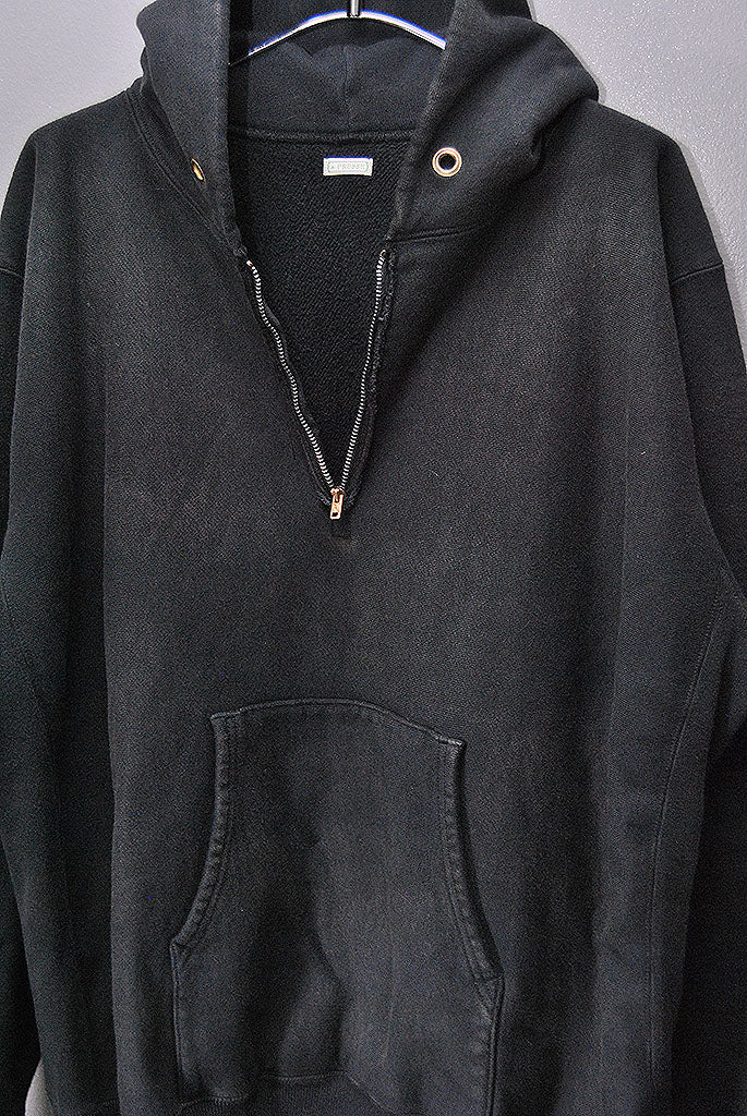 A.PRESSE Vintage Half Zip Sweat Hoodie