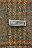 A.PRESSE Leather Harrington Jacket