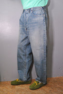 A.PRESSE No.22 Washed Wide Denim Pants