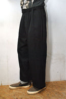 Graphpaper  SELVAGE WOOL WIDE CHEF PANTS