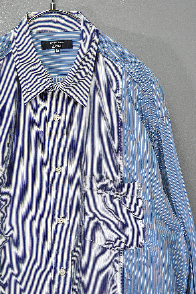 COMME des GARCONS HOMME コットンストライプシャツ