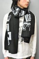 BLACK COMME des GARCONS ナンバリングマフラー