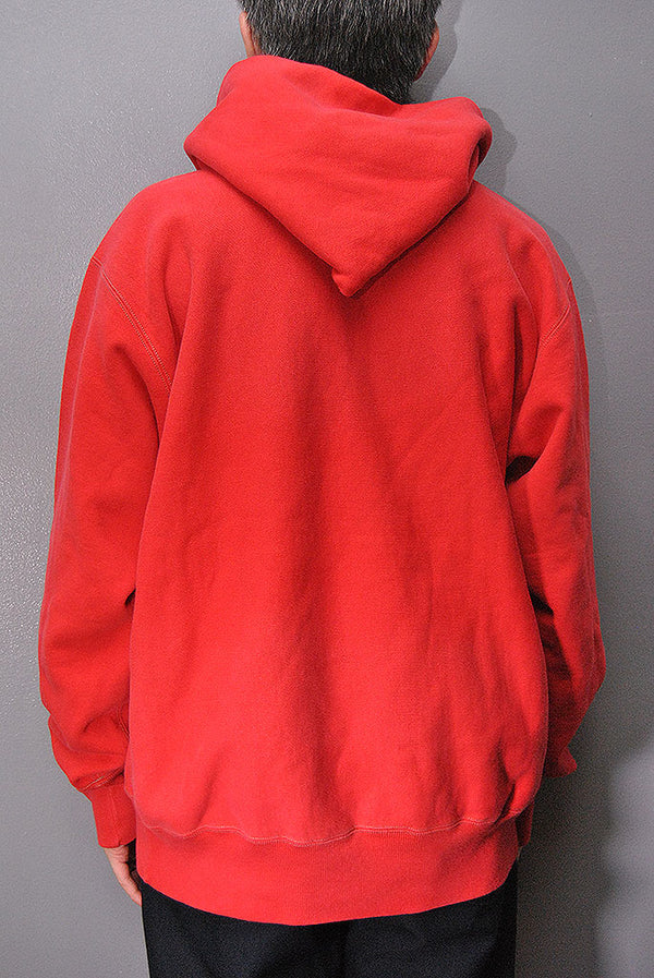 A.PRESSE Vintage Half Zip Sweat Hoodie #RED