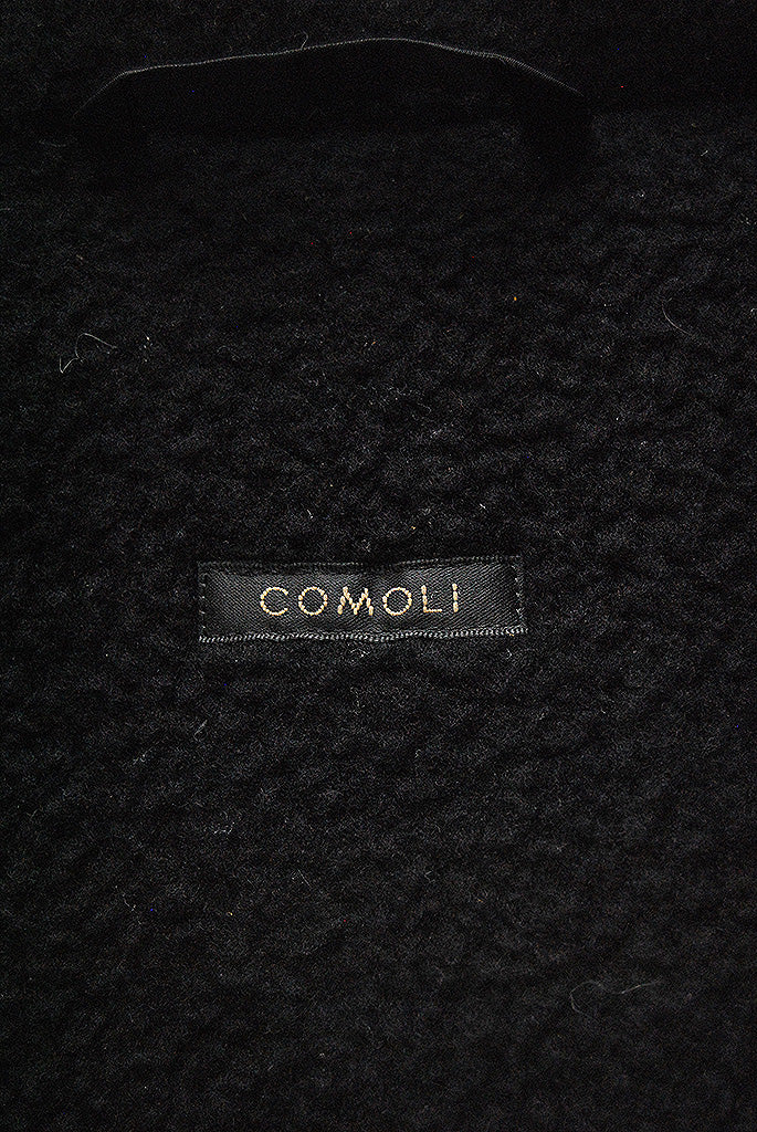 COMOLI コットンシルク トラック ジャケット