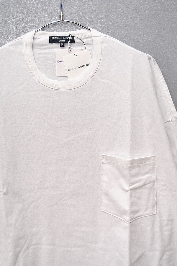 COMME des GARCONS HOMME 綿天竺 ロゴTシャツ