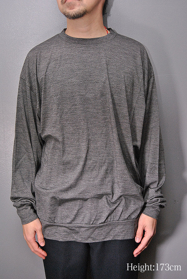 COMOLI 25SS サマーウール 長袖クルー コモリ COMOLI (コモリ) サマー