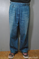 KENNETH FIELD GURKA TROUSERS - DENIM