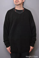 COMOLI カシミヤ製品染Vネックニット