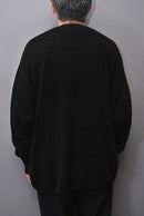 COMOLI カシミヤ製品染Vネックニット