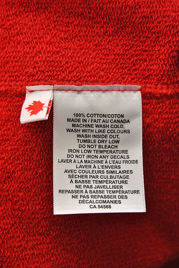 新品　upper field one CREWNECK SWEATSHIRT L upperfieldone Crew Neck Sweatshirt - RED