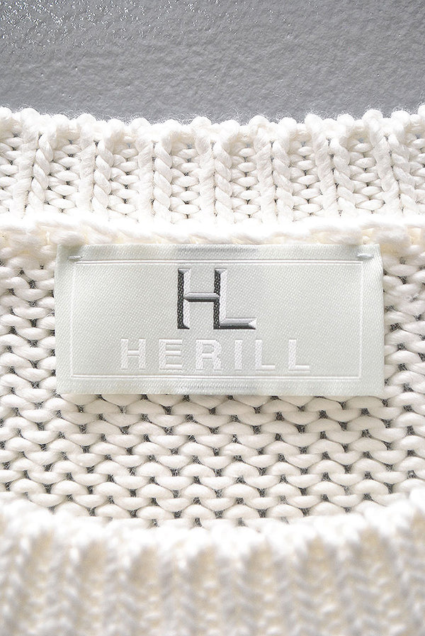 HERILL へリル Cottoncode Crewneck サイズ3 HERILL Cotton code Crew neck