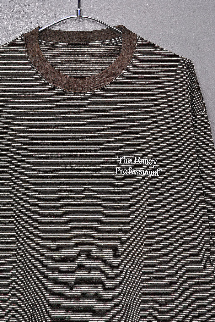 The Ennoy Professional L/S Border T-Shirt