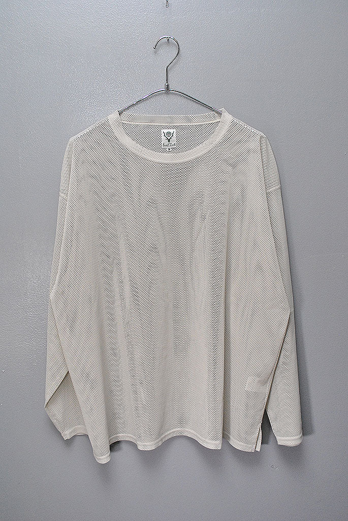 South2 West8 S.S. Crew Neck Shirt - Knit Mesh