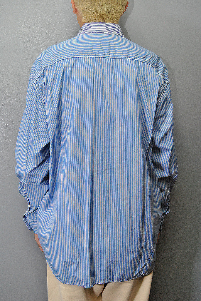 COMME des GARCONS HOMME コットンストライプシャツ