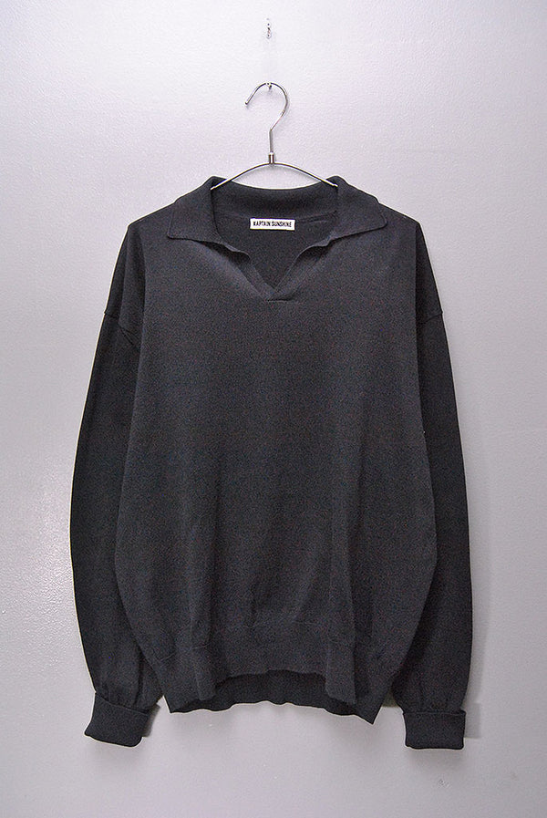 トップス KAPTAIN SUNSHINE washicotton Knit 23ss KAPTAIN SUNSHINE（キャプテン サンシャイン）Washi Cotton