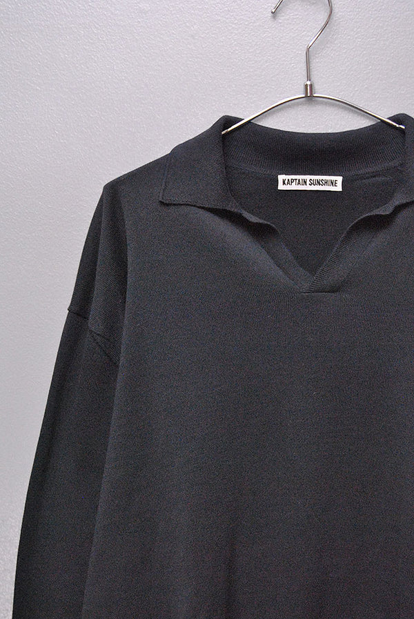 キャプテンサンシャインCotton Knit Skipper Shirt KAPTAIN SUNSHINE Cotton Knit Skipper Shirt