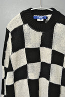 JUNYA WATANABE MAN ブロックチェック ニット