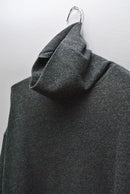 COMOLI ウール天竺長袖タートルネック