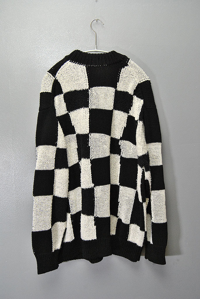 JUNYA WATANABE MAN ブロックチェック ニット