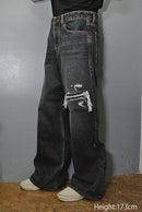 DIESEL D-RISE WIDE DENIM PANTS