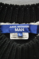 JUNYA WATANABE MAN ブロックチェック ニット