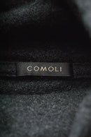 COMOLI ウール天竺長袖タートルネック