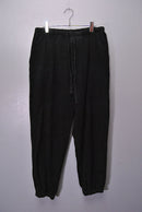 COMOLI シルクパイル ドローストリングパンツ