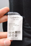 COMOLI ウール天竺長袖タートルネック