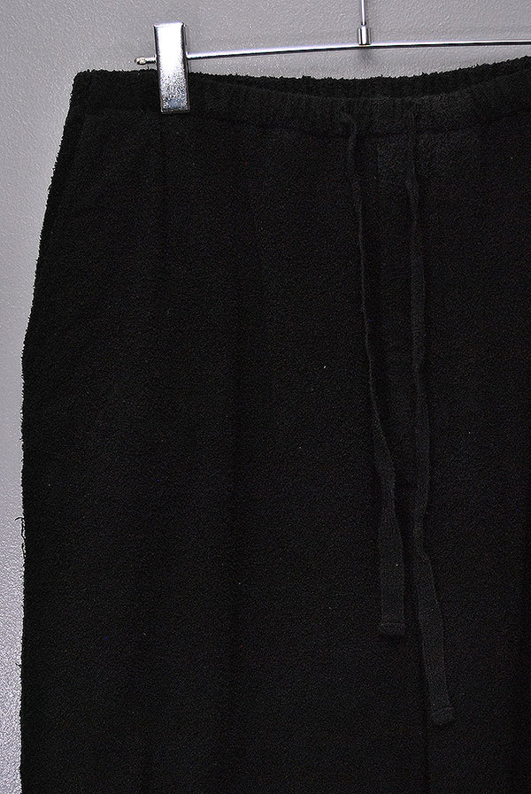 COMOLI シルクパイル ドローストリングパンツ