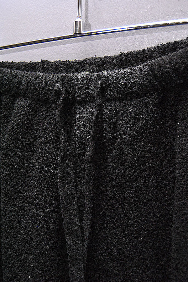 COMOLI シルクパイル ドローストリングパンツ