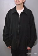 COMOLI 縮絨ウール ジップショートジャケット