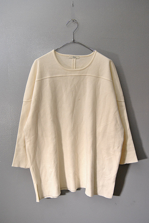 BODHI (ボーディー) コットンカシミヤフットボールT シャツ BODHI】コットンカシミヤフットボールTシャツ | 日本製