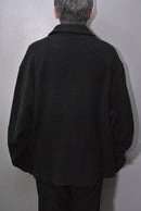 COMOLI 縮絨ウール ジップショートジャケット