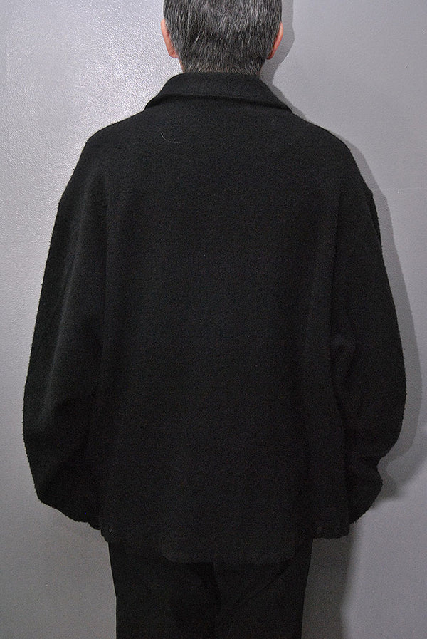 24aw COMOLI縮絨ウール ショートジャケット size2 COMOLI 24AW 縮絨ウール ジップショートジャケット 2
