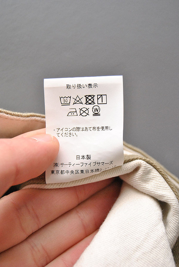 ANATOMICA U.S.Army 1937 Trousers CHINO ZERO