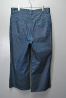 JOHN LAWRENCE SULLIVAN RIGID DENIM WIDE PANTS
