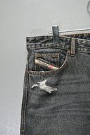 DIESEL D-RISE WIDE DENIM PANTS