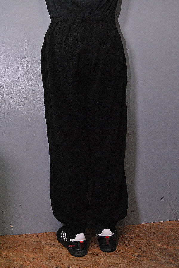 COMOLI シルクパイル ドローストリングパンツ