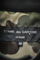 COMME des GARCONS HOMME エステルラミー ストライプ ドリズラージャケット