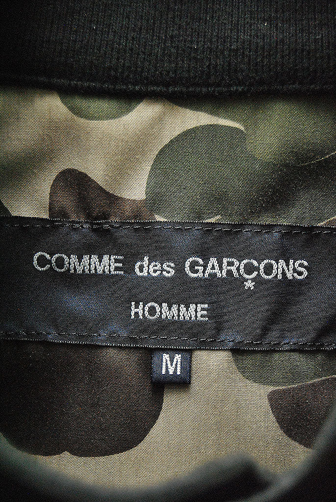 COMME des GARCONS HOMME エステルラミー ストライプ ドリズラージャケット