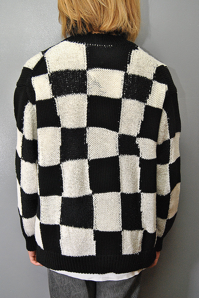 JUNYA WATANABE MAN ブロックチェック ニット