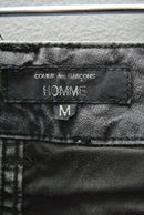 COMME des GARCONS HOMME 綿硫化製品加工パンツ