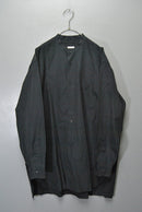 COMOLI バンドカラーシャツ