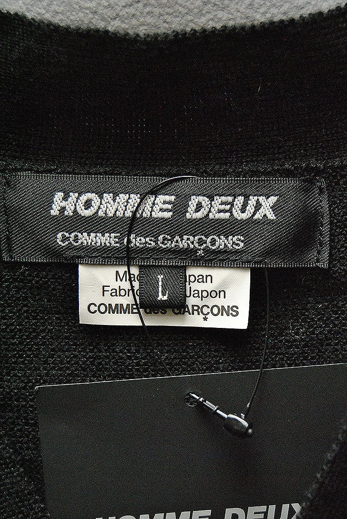 COMME des GARCONS HOMME DEUX ニットラインカーディガン
