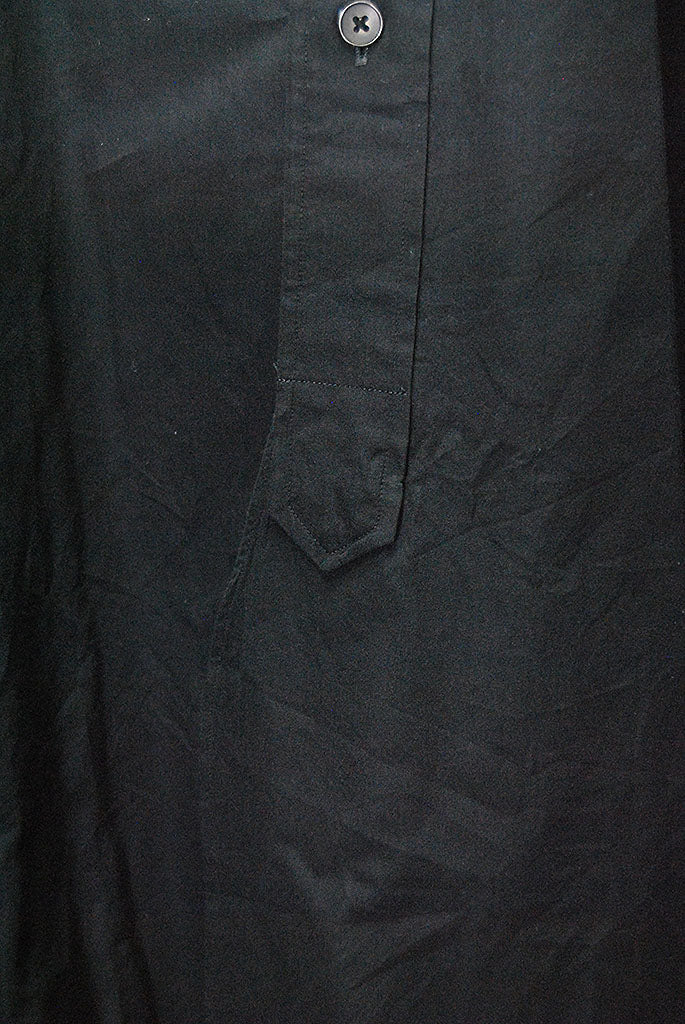 COMOLI バンドカラーシャツ