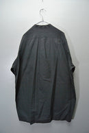 COMOLI バンドカラーシャツ