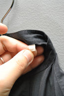 COMOLI バンドカラーシャツ