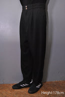 COMME des GARCONS HOMME ウールハードギャバ製品染めパンツ