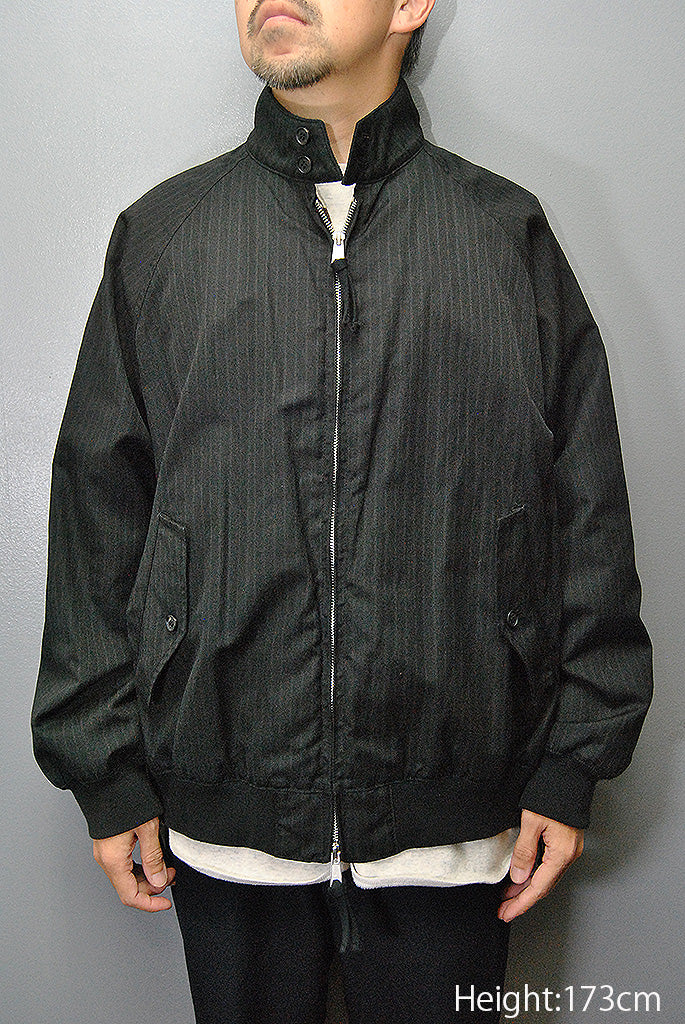 COMME des GARCONS HOMME エステルラミー ストライプ ドリズラージャケット