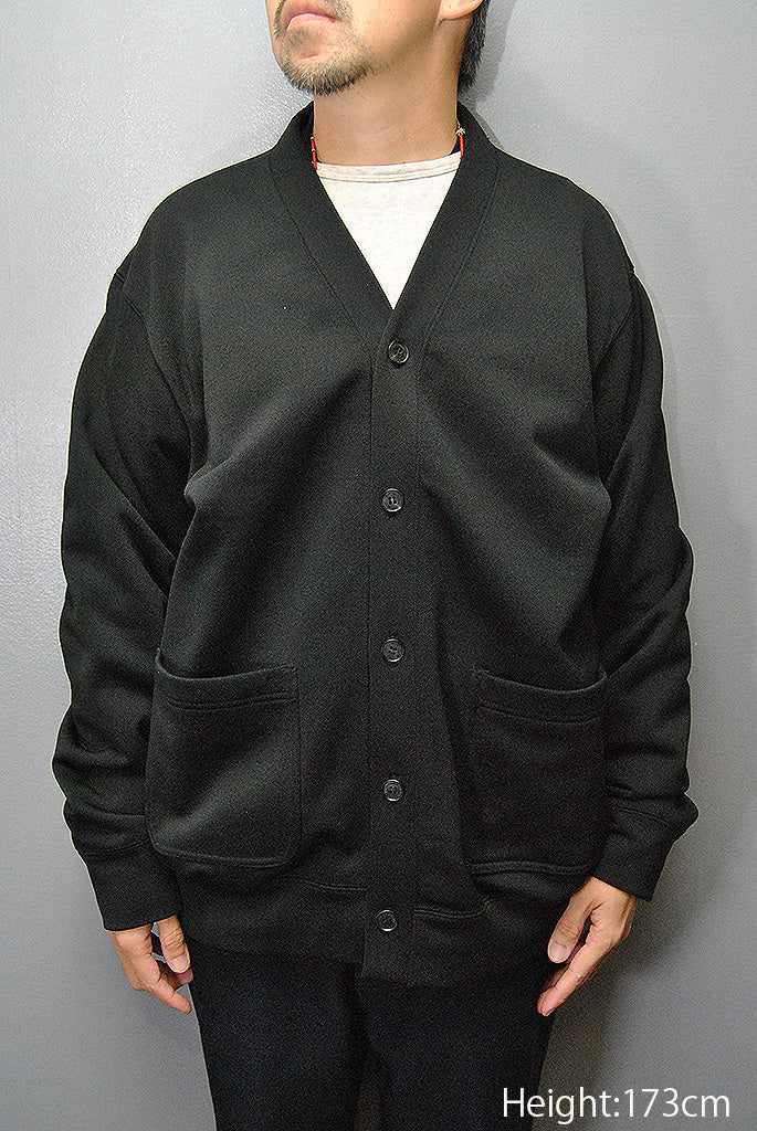 COMME des GARCONS HOMME エステル裏毛 切替カーディガン